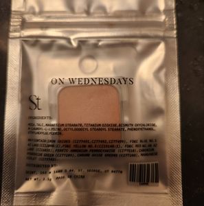 Seint on Wednesday eye shadow